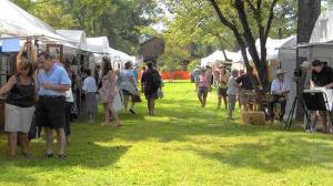Guests of all ages can enjoy the art displays at the Chesterton Art Fair.